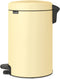 Brabantia NewIcon - Pedaalemmer - 12 liter - Mellow Yellow