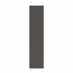 vidaXL - Plissé - rolgordijn - 50x200 - cm - stofbreedte - 49,4 - cm - polyester - zwart