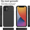 iMoshion Hoesje Geschikt voor iPhone 12 Mini Hoesje - Ruimte voor 2 pasjes - iMoshion Backcover met pasjeshouder - Zwart