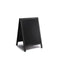 Krijtstoepbord - Houten Frame - bxh 75x135cm - ZWART