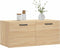vidaXL - Wandkast - 80x36,5x35 - cm - bewerkt - hout - sonoma - eikenkleurig