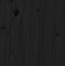 vidaXL - Palletbed - massief - hout - zwart - 150x200 - cm