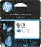 HP 912 - Inktcartridge - Professionele kwaliteit - Cyaan (1 stuk)