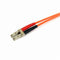 Startech.com 2m Duplex MM Fiber Optic Cable - LC-ST - Male/male - Oranje