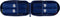 Etui Real Madrid C.F. Blauw (12 x 23 x 5 cm)
