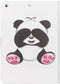 Tablet Hoes Geschikt voor iPad Air 1 (2013) - Design Softcase Bookcase - Wit / Meerkleurig /Small Panda