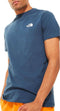 The North Face S/S Simple Dome Tee Shirt - Heren - Maat S - Blue Wing Teal