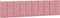 vidaXL - Hoofdbordkussen - 200 - cm - fluweel - roze