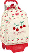 Schoolrugzak met Wielen Safta Cherry Beige (32 x 42 x 15 cm)