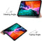 3-Vouw sleepcover hoes - Geschikt voor iPad Pro 12.9 inch (2021) - Rose Goud