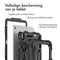 Accezz Rugged Backcover - iPad 10.9 (2022) - Schouderstrap en screenprotector - Zwart