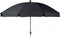 Tom Strandparasol 250 Cm Polyester/aluminium Zwart/zilver