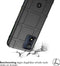 iMoshion Hoesje Geschikt voor Motorola Moto E13 Hoesje Siliconen - iMoshion Rugged Shield Backcover - Zwart