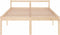 vidaXL - Seniorenbed - massief - grenenhout - 140x200 - cm
