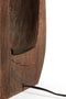 Light & Living Kelafo - Tafellamp - Hout - 33x10x40cm - Bruin