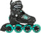Roces Moody TIF - Inline Skates - Verstelbaar 36-40 - Zwart Mintgroen