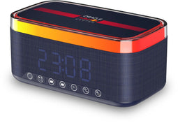 Oracle Red Bull Racing RB-SK300 - Wekkerradio met Bluetooth Speaker - Draadloos opladen - Zwart
