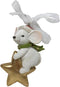 Kerstversiering DKD Home Decor Muis Hars (7 x 4,5 x 9 cm) (6 Stuks)