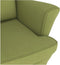 vidaXL - Schommelstoel - met - massief - rubberwood - poten - fluweel - lichtgroen