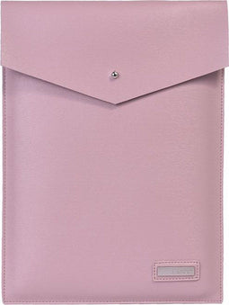 Laptophoes 13 Inch PU – Geschikt voor o.a Macbook Pro 13 Inch 2009-2012 & Macbook Air 2008-2017 – Laptop Sleeve Hoes Case – Roze