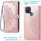 iMoshion Hoesje Geschikt voor Oppo A15 Hoesje Met Pasjeshouder - iMoshion Mandala Bookcase - Roze