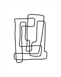 WOOOD Exclusive Lines Poster - Papier - 40x50