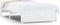 vidaXL - Bedframe - massief - hout - wit - 100x200 - cm