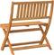 vidaXL - Opvouwbare - Tuinbank - 80x46x85 - cm - Massief - Acaciahout