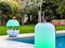 Nikki Amsterdam | The.Lampion M-50 | Multicolor LED verlichting | Bluetooth Speaker | Wijnkoeler | Champagnekoeler | Ijskoeler | Ice Bucket | Ijsemmer | Tuin Verlichting | Feest Verlichting | Met gratis App bedienbaar | Koppelbaar |