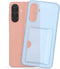 Samsung Galaxy A26 5G - Card Slot Case - Ruimte voor 1 pasje - Blauw