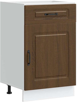 vidaXL - Keuken - onderkast - Kalmar - bewerkt - hout - bruin - eikenkleur