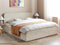 RENNES - Bed met opbergruimte - Beige - 180 x 200 cm - Polyester