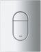 GROHE Arena Cosmopolitan - Bedieningspaneel Toilet - Dual flush - Mat chroom (1 stuk)