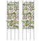 Coast Plantsteunen - 3-Pack Zwart - 19 x 64 inch (48 x 164 cm) (3-pack)