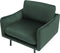 VINTERBRO - Fauteuil - Groen - Fluweel
