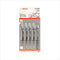 Bosch T 144 D - Decoupeerzaagbladen - Voor hout 5-50 mm - (25 stuks)