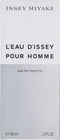 Issey Miyake L'Eau D'Issey Homme 40 ml Eau de Toilette - Herenparfum