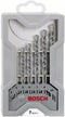 Bosch CYL-3 - Boorset - Betonboren voor klopboormachines - Zilvergrijs (7 stuks)