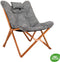 Bo-Camp Bloomsbury Comfort - Relaxstoel - FSC-gecertificeerd frame - Grijs