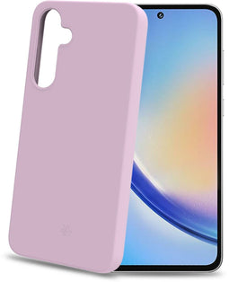 Celly Galaxy A55 5G - Soft case - Krasbestendig - Roze