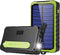 Denver PSO10012 - Solar Powerbank 10.000mAh met handzwengel en zaklamp