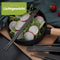 HI NATURE™ Luxe Chopsticks Set - Koreaanse Eetstokjes - Herbruikbaar en Vaatwasserbestendig - Antislip - Zwart (5 paar)