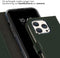 Selencia iPhone 15 Pro - Echt Lederen Bookcase - 3 Pashouders - Groen