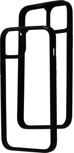 Mobiparts Rugged Clear Case - iPhone 14 Plus - Schokbestendig - Zwart