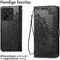 iMoshion Hoesje Geschikt voor Xiaomi 13T Pro / 13T Hoesje Met Pasjeshouder - iMoshion Mandala Bookcase - Zwart
