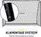 Dunlop Voetbaldoel - Voetbal Goal 300 x 205 x 120 cm - Snelle Montage - Metaal - Zwart