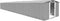 vidaXL - Tuinschuur - 257x990x181 - cm - gegalvaniseerd - staal - grijs