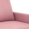 vidaXL - Tweezitsbank - 120 - cm - fluweel - roze