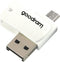 Goodram AO20 - Geheugenkaartlezer - microSD microSDHC - Wit