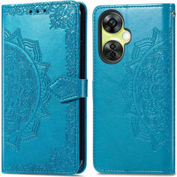 imoshion Hoesje Geschikt voor OnePlus Nord CE 3 Lite / OnePlus Nord CE 3 Hoesje Met Pasjeshouder - imoshion Mandala Bookcase - Turquoise